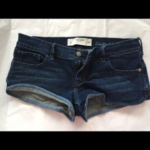 Gilly Hicks cheeky stretch jean shorts